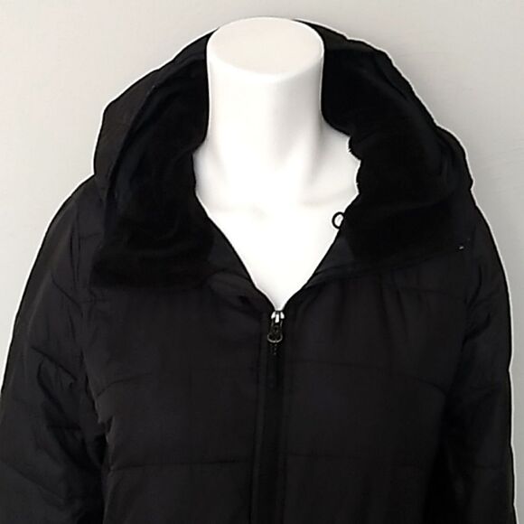 C9 By Champion Loft Black Hooded Puffer Jacket. Size Small - Picture 2 of 12